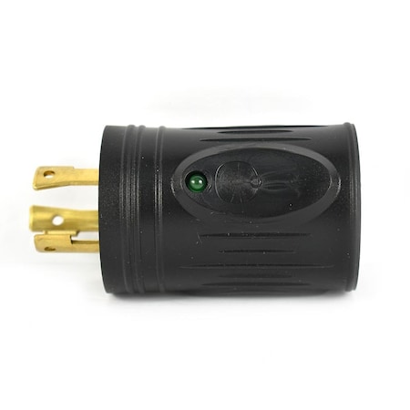 Superior Electric Plug Adapter, Block Plug Adapter, 5-15R, L5-30P, Black RVA1623